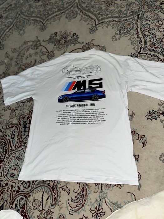 Bmw фудболка белый