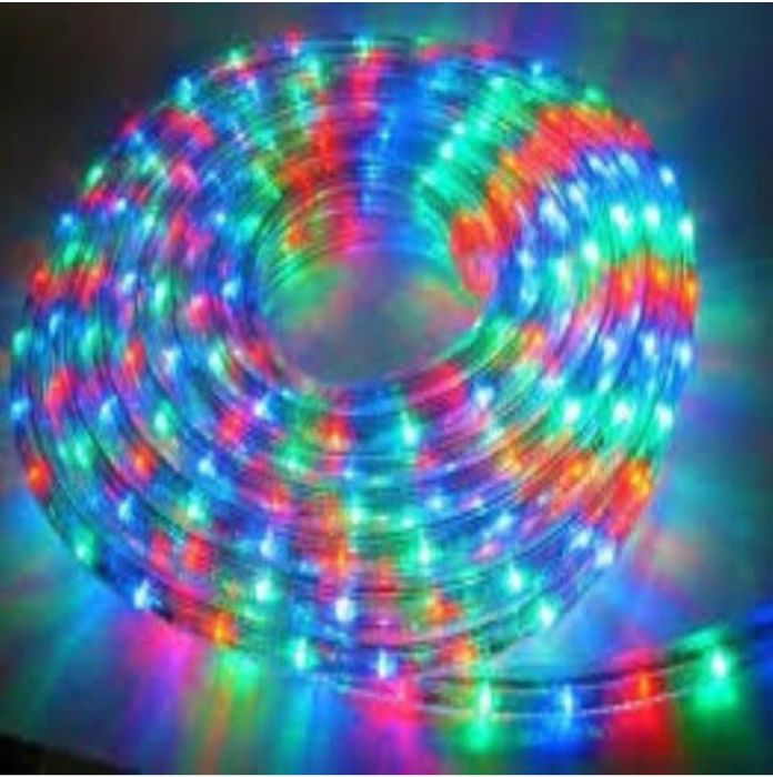 Instalatie Craciun tip furtun leduri RGB 20m interior/exterior