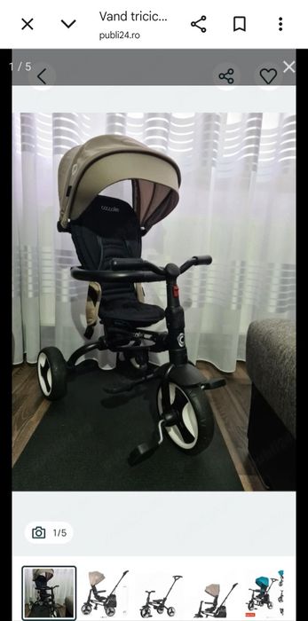 Tricicleta Coccole Spectra 3 in 1
