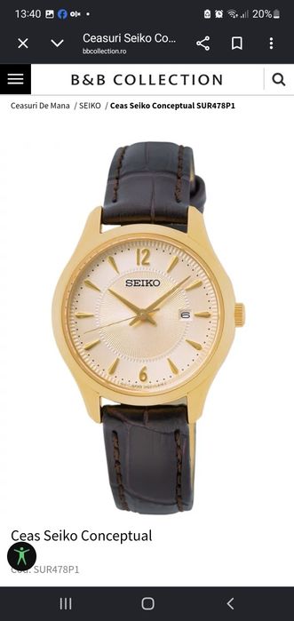 Seiko clasic dama