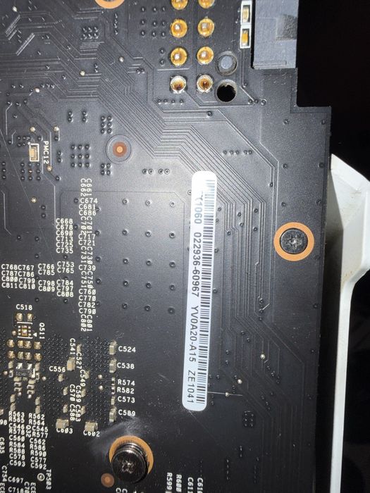 Видеокарта Asus GTX 1060 6GB и RTX3060ti