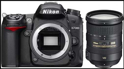 aparat foto DSLR Nikon d7000 + obiective
