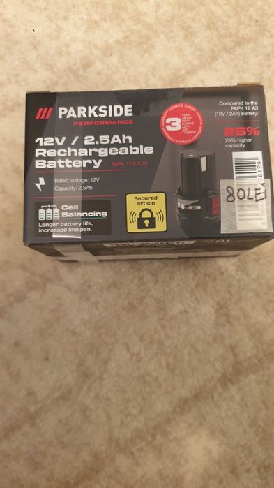 Acumulator/Acumulatori 12v parkside/ 2Ah