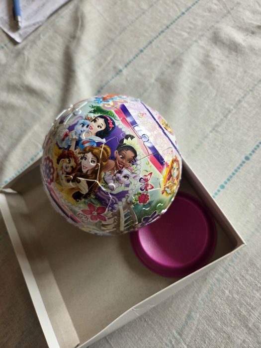 4 пъзела за общо 5 евро Ravensburger и Disney, 3D, за момиче за 6+ и 7+ години