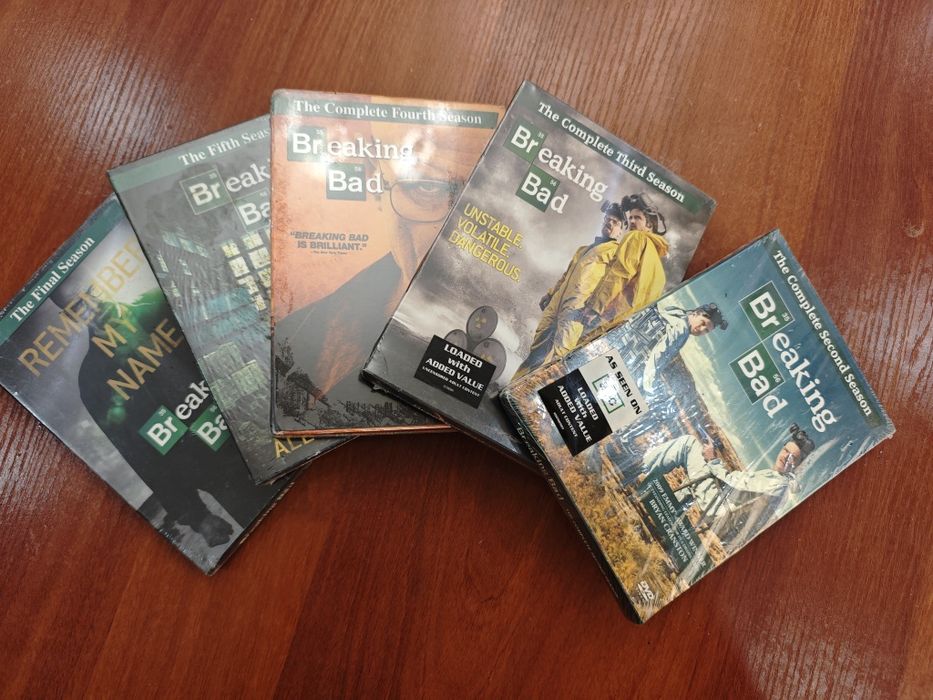 Продаю DVD-диски Во все тяжкие  Сезоны 2–6 (новые, запечатанные)