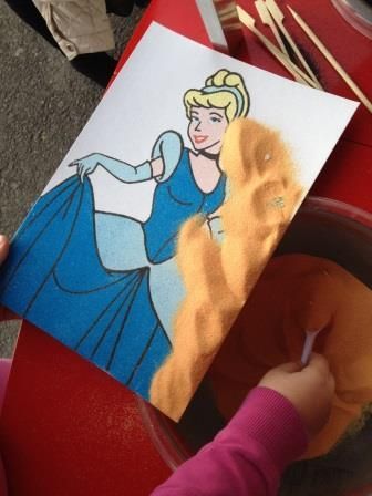 Planse Pictura cu Nisip Colorat