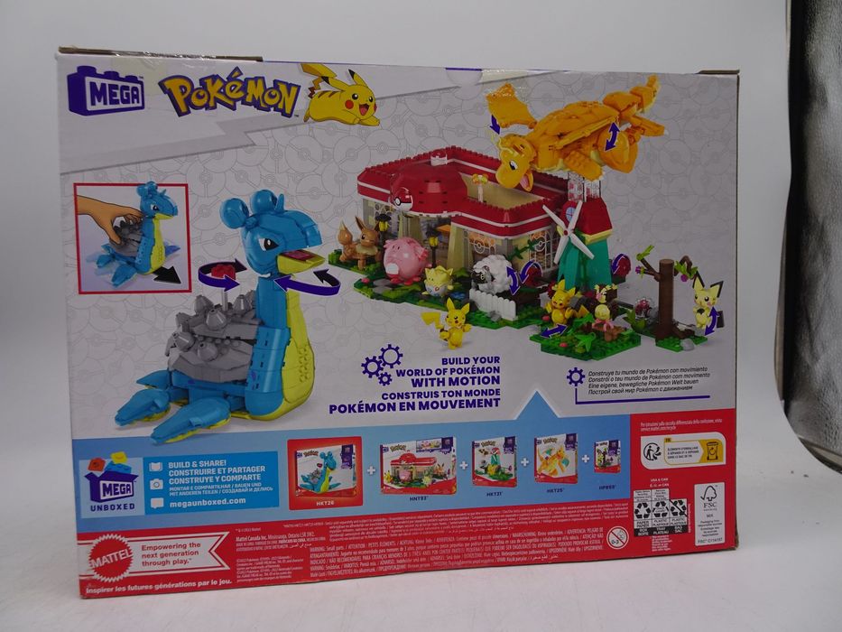 MEGA Pokémon - Set de jucării de construcție Lapras cu 527 de piese
