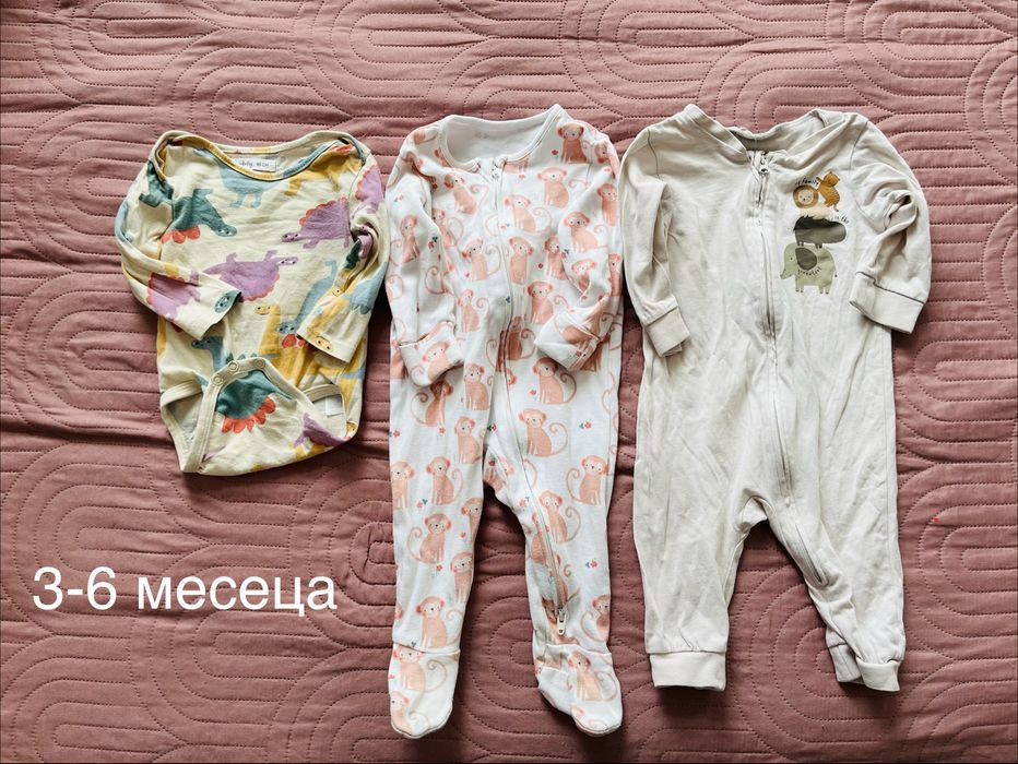 Дрешки за момиче 3-6 месеца