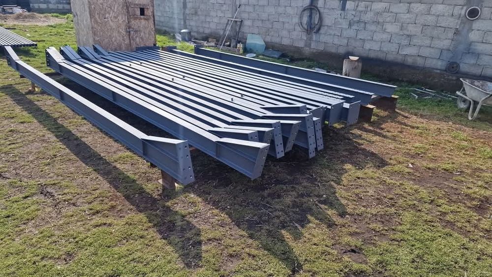 Vând structură metalică  confecționată din europrofile IPE 160 .