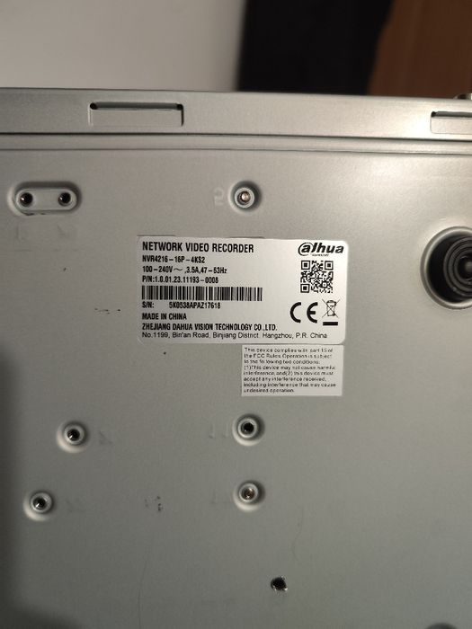 NVR DAHUA 4K  POE 16 canale  + 10 camere POE 6MP