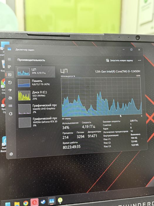 Ноутбук Thunerobot core i5-12 {{Almaty}} 886440