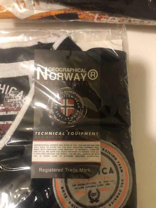 Tricou barbatesc Geographical Norway model Corsica marime M albastru