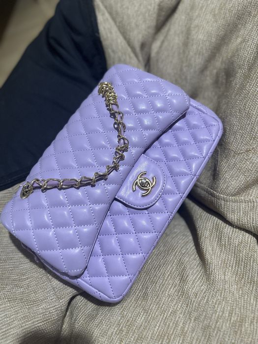 Лилава чанта Chanel