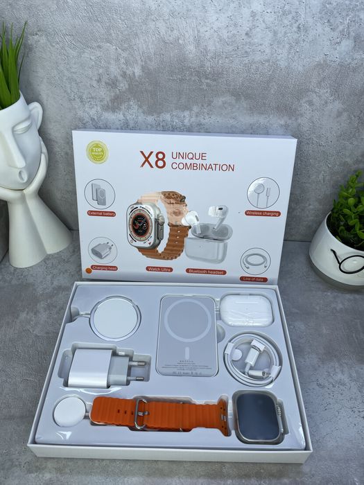 Наборы BIG 8 pro max L ОПТОМ / Набор смарт часы