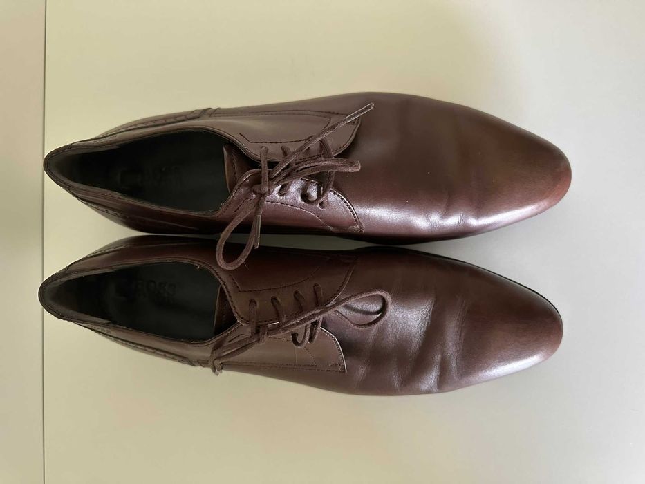 Мъжки обувки от естествена кожа Hugo Boss