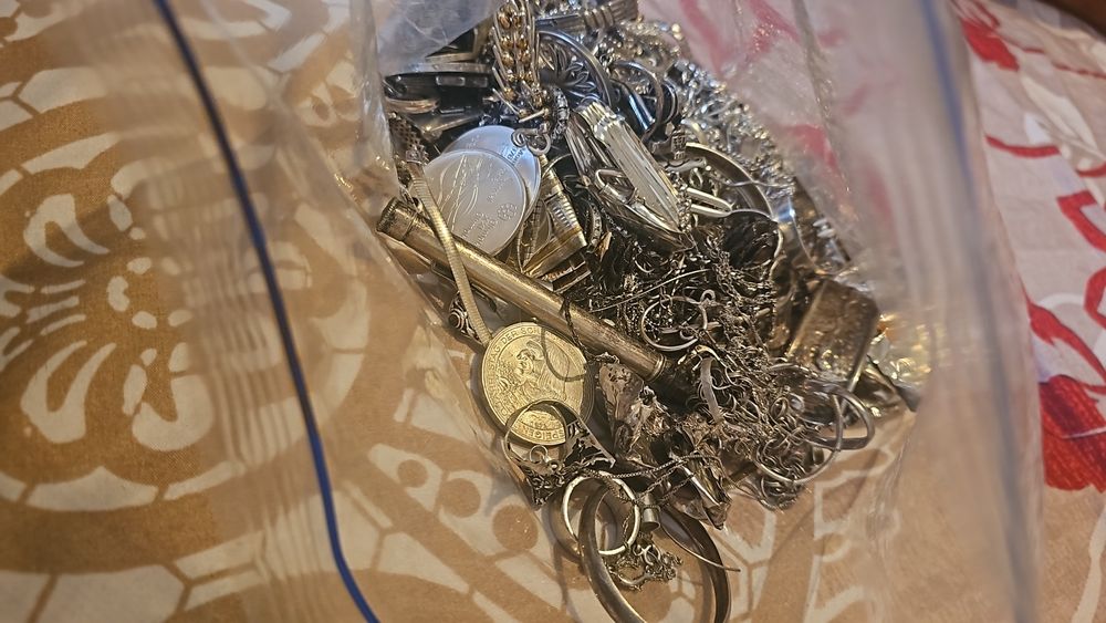 Vând Lot 925 2158 Grame bijuteri, monede