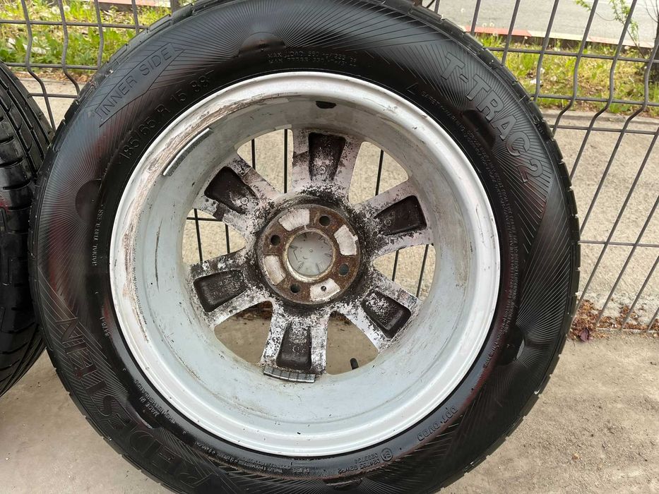 Jante aliaj ORIGINALE DACIA Logan 1 R15 – set complet