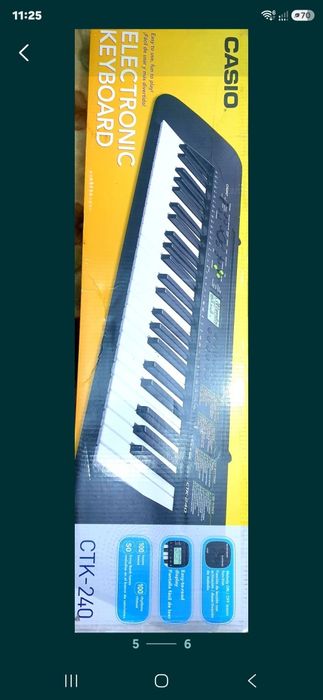 Casio стк 240 синтезатор- новый
