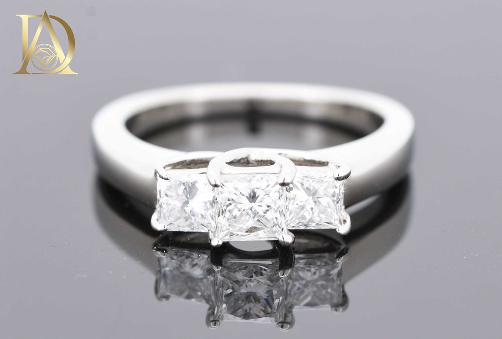 Нов Златен Пръстен с 1.00кт Естествени Диаманти