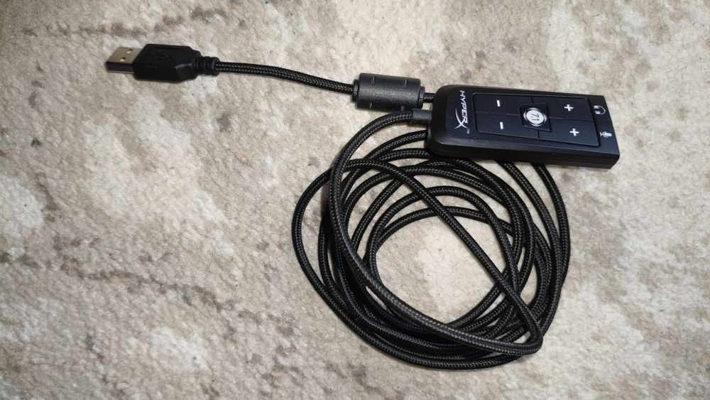 Placă de sunet HyperX Cloud 7.1, USB, Negru Audio, Microfon,