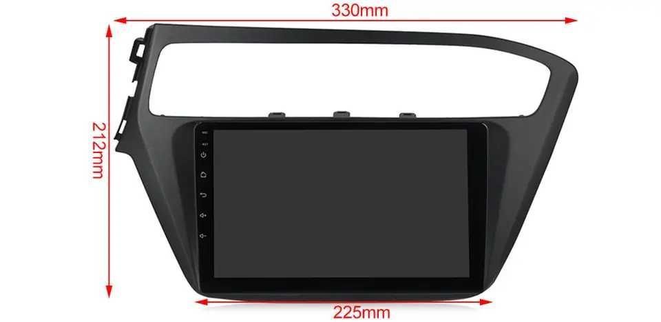 Navigatie Android 14 Hyundai I20 2015-2017 1/8 Gb Waze CarPlay +CAMERA