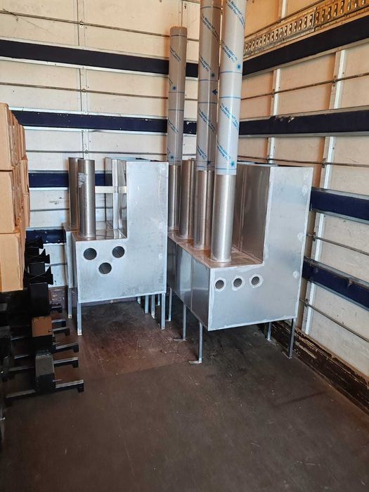 Sobă ciubăr apa dulce INOX 1,3 m + burlan+ făraș