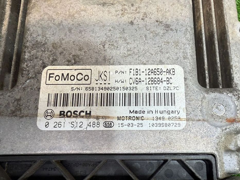 CALCULATOR MOTOR ECU FORD FIESTA 1.0 BENZINA 2015 COD OEM F1B1-12A650-AKB CV6A-12B684-BC 2012-2019