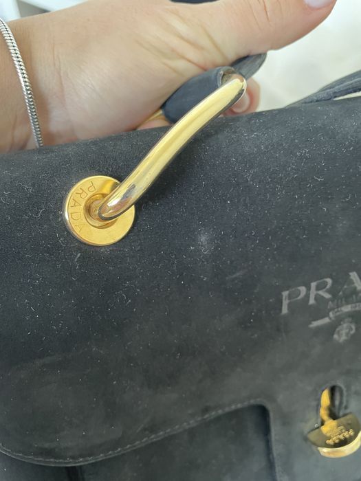 Чанта естествен набук