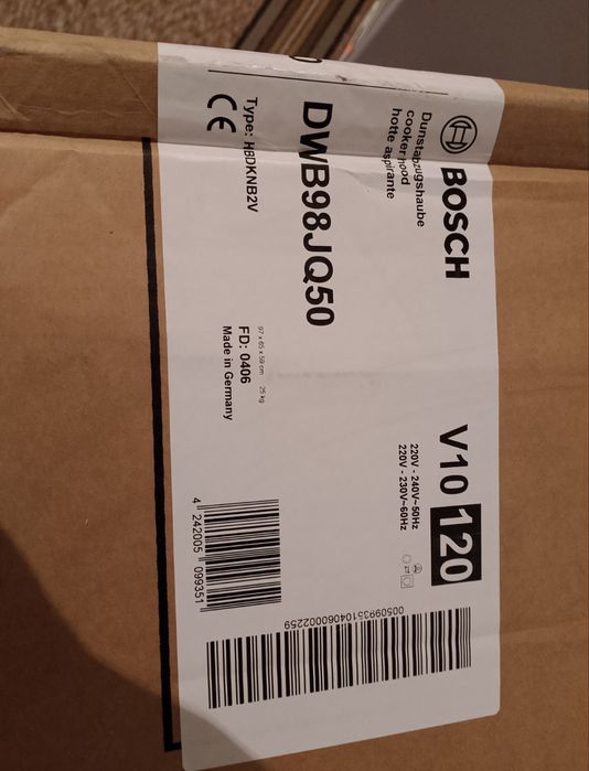 Серия 6, Стенен аспиратор, 90 cm, Неръждаема стомана DWB98JQ50