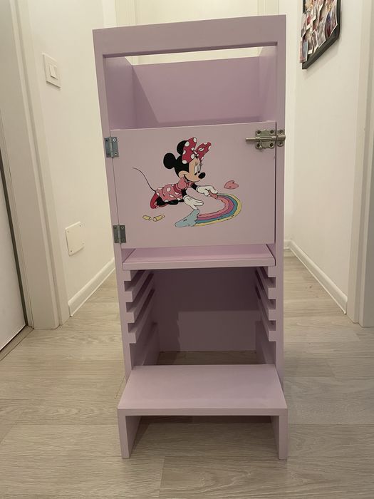 Turn multufunctional de invatare (Learning Tower) fabricat din lemn