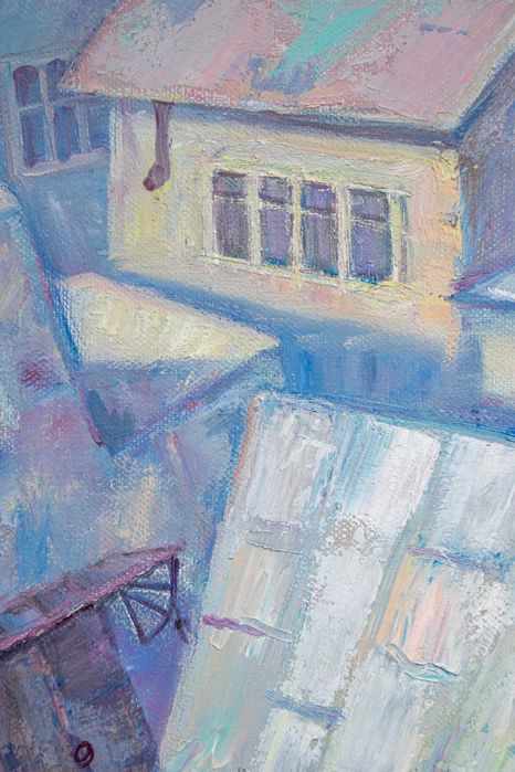 Картина Белая Бухара. 65х80 см. Холст, масло