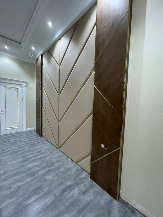 Декоративная стены.  Dekarativniy stena. Myahkiy devor. Decor.  Dekor