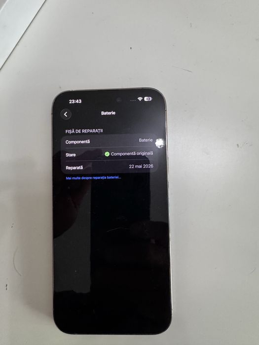 Iphone 14 pro max stare baterie 100%