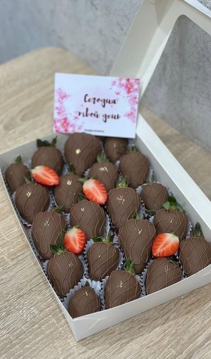 Клубника в шоколаде