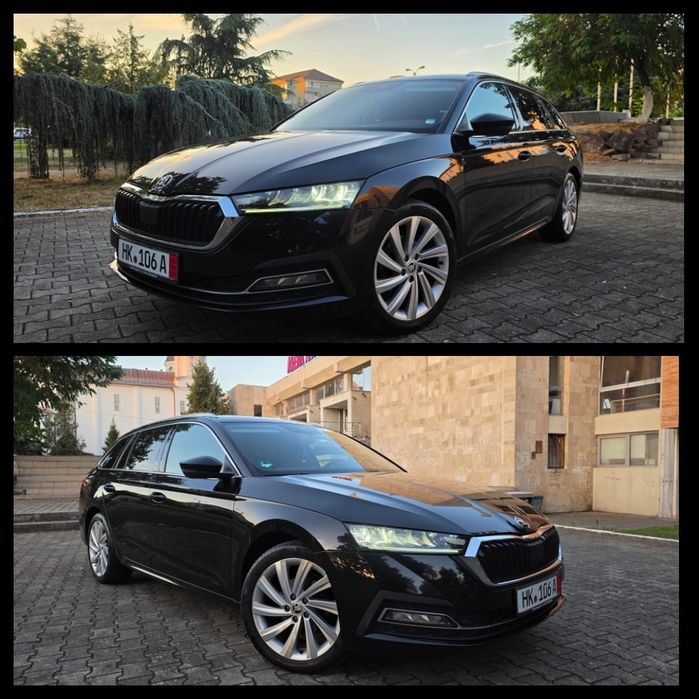 Skoda Octavia IV Style 2021 2.0TDI Skoda Crystal Lighting Tabletă Climă 3 Zone  Bord Virtual Scaune Electrice Jante 18" Lane Side  ACC  Front Keyless
