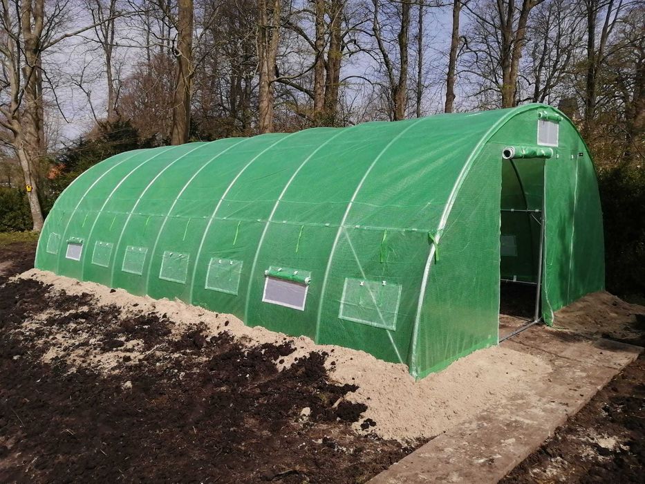 4x14 m Solar de gradina 56 mp, teava galvanizata ab