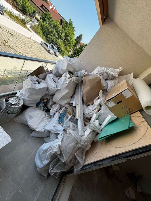 Извозване  строителни и битови отпадъци до депо