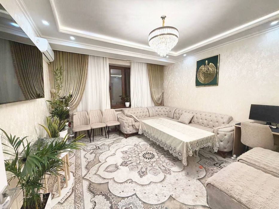 ~РАЗДЕЛКА, НОВОСТРОЙКА, 3/1/7 Чиланзар 13, Меб+Тех продаётся квартира