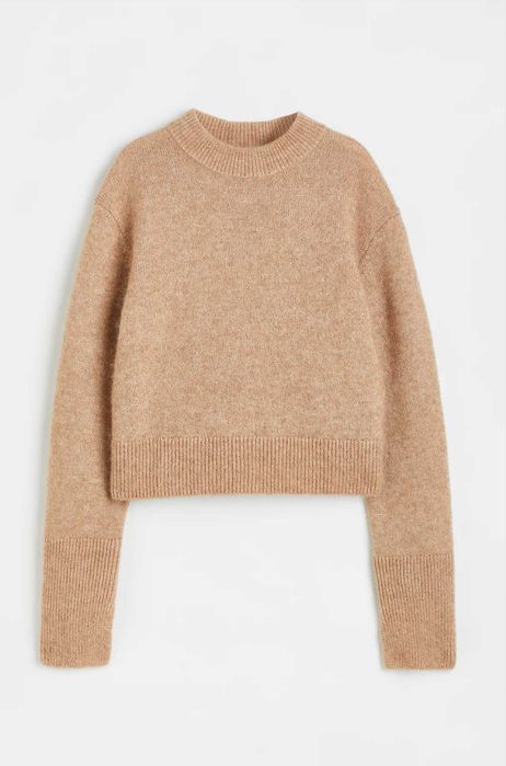 Новый Свитер тонкой вязки из мохера и шерсти H&M, размер L (48/54)