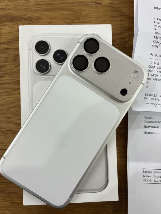 КАТО НОВ Iphone 17 Pro Max 256 Silver 24м. ГАРАНЦИЯ