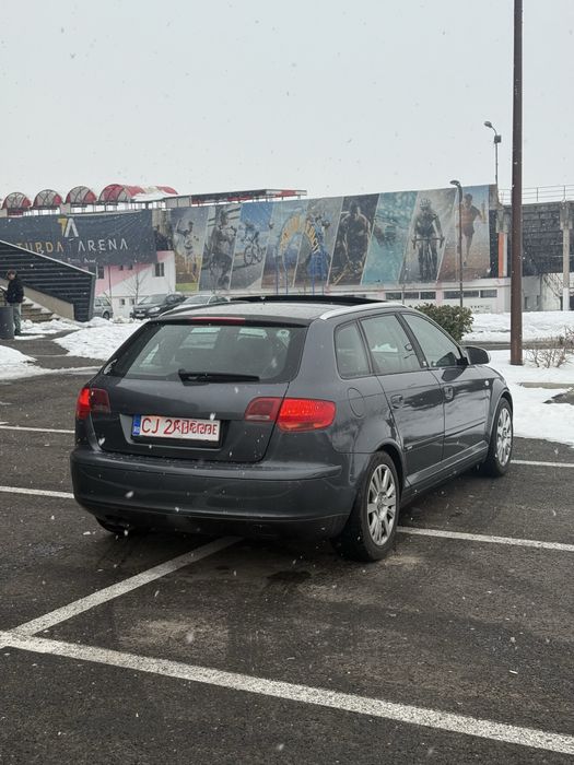 AUDI A3 2.0 TDI 140 CP / Trapa/ Xenon/  Piele roșie