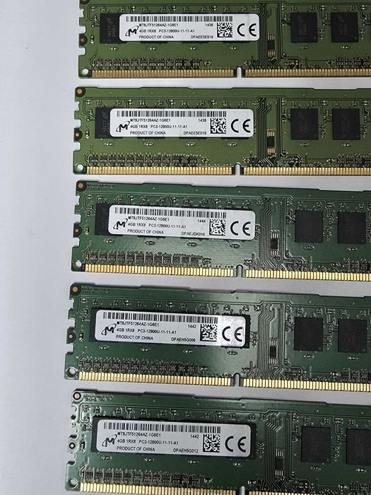 Memorie RAM desktop Micron 4GB DDR3 1600Mhz MT8JTF51264AZ-1G6E1