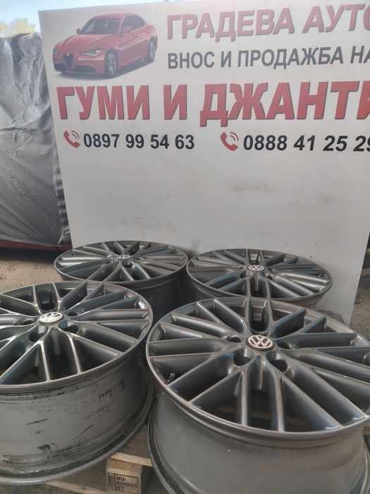 Топ състояние Borbet 17-5x112 ET43 7.5j Volkswagen Passat B8