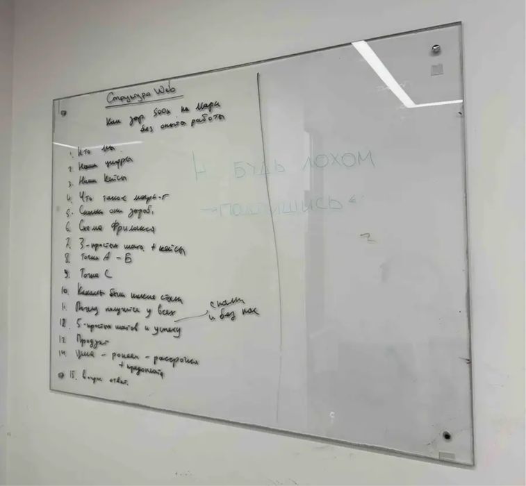 Стекло-доска под маркер