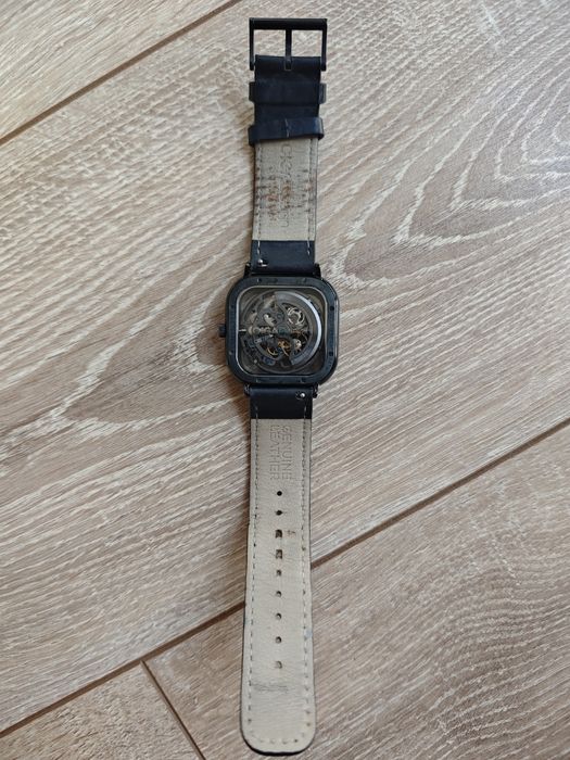 CIGA Design Series C Skeleton Automatic – Механичен часовник, Сапфирено стъкло + кожена и метална каишка