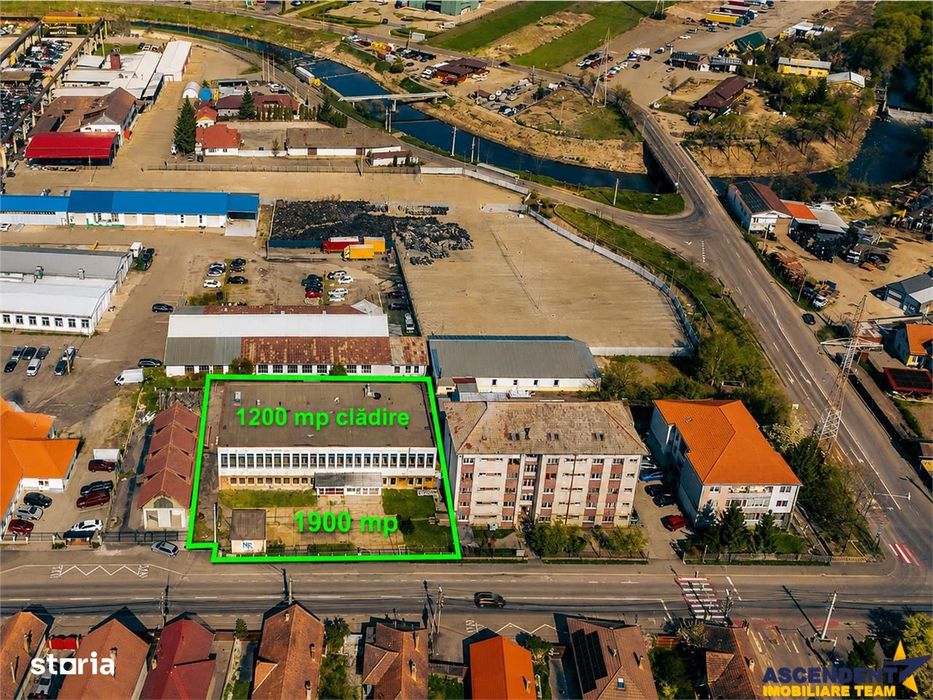 Unitate cu avantaj competitiv: 1.200 mp, teren 1.900 mp extensibil, Bu