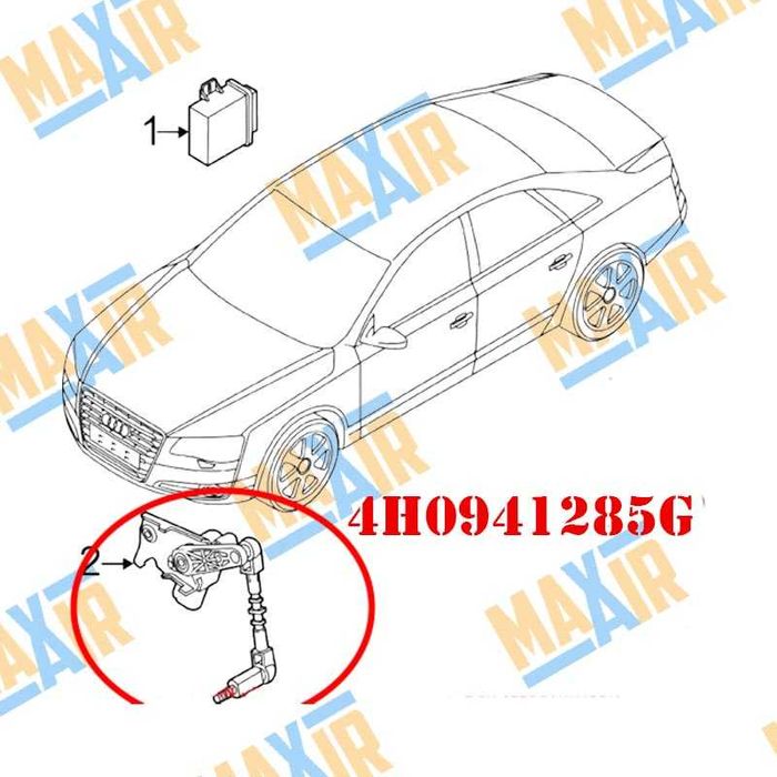 Сензор датчик кантар за ниво на въздушно окачване Audi Porsche