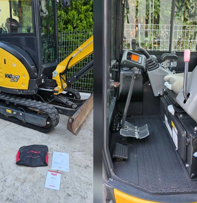 Cabină închisă miniexcavator YANMAR cu 260 ore NOU IMPECABIL