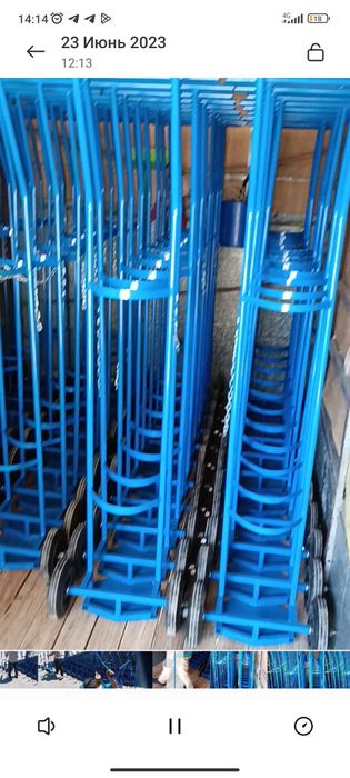 Тележка для кислородных и пропановых баллонов