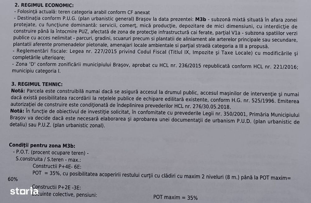 Teren intravilan Brasov 10280mp rezidential sau mica industrie